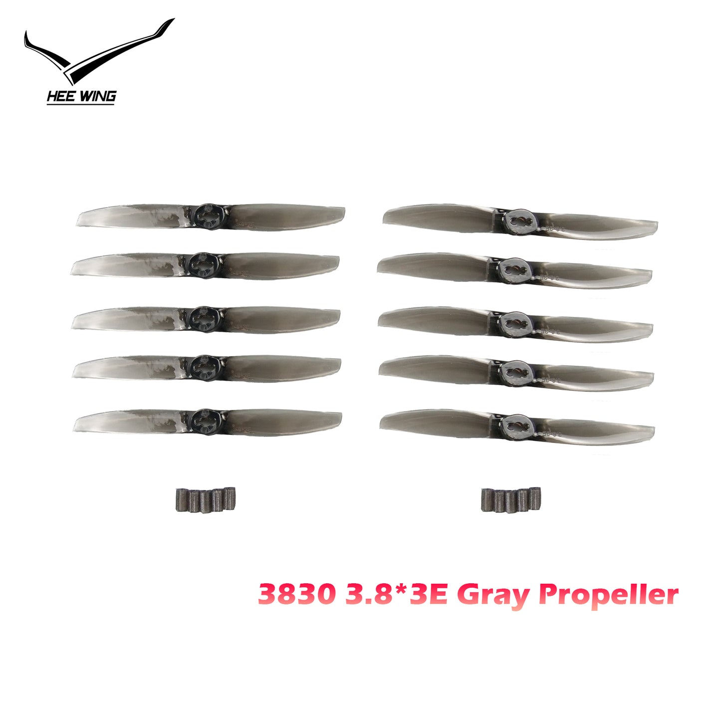 3.8X3E Propellers (Grey) CW 5pcs / CCW 5pcs for T1